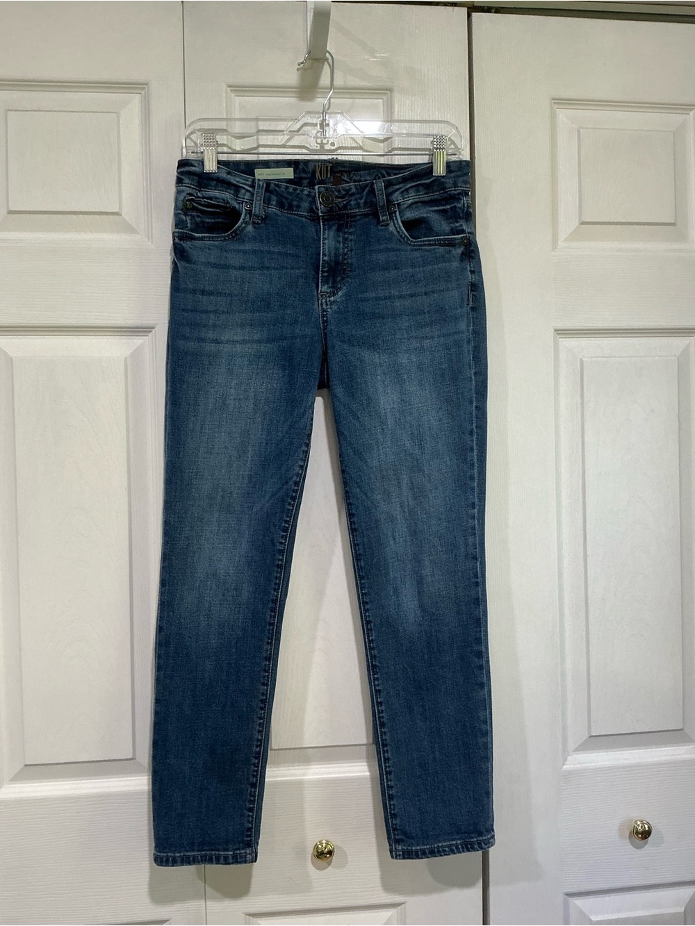 💙 Kut From The Kloth Katy Ankle Straight Leg Blue Denim Jeans 4/27 (01545)